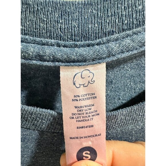 🌸3/$15🌸Country Chick Blue Heather Blessed Deerly Tee sz Small - Picture 6 of 7